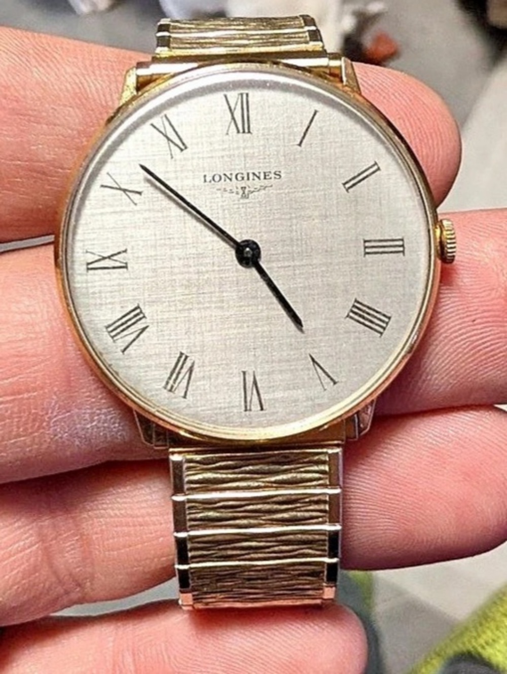 Longines Vintage 17 jewels manual wind Gold-Tone Watch